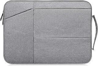 15.6" Laptop Briefcase Bag - Fits Acer, Lenovo, ASUS, HP, Dell - Waterproof Laptop Sleeve Case, Gray