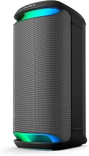 Exclusive Deal on Sony X-Series Wireless Portable Bluetooth Karaoke Party Speaker Splash-Resistant with 25 Hour-Battery, Built-in Handle and Wheels, Ambient Lights SRSXV800 2 Years Warranty KSA Version - Amazon KSA Deals