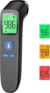 عرض حصري على Fever Thermometer, Contactless Forehead Thermometer, Digital Infrared Thermometer for Babies and Adults with Instant Measurement Accuracy and Fever Alarm, Black - عروض أمازون السعودية