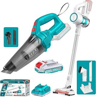 Total 20V Vacuum Cleaner Combo,Home And Car Vacuum Cleaner Set With 2 Batteries And Chager