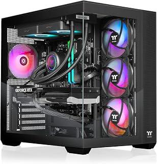 ثيرمال تيك كمبيوتر مكتبي للالعاب من ال سي جي اس فيو 7870T-380 (AMD رايزن 7 7800X3D، تاف رام 32GB DDR5 6400MT/s RGB، انفيديا جيفورس RTX™ 5070 Ti، 2TB NVMe M.2، واي فاي، ويندوز 11) V38B-B850-57T-LCS