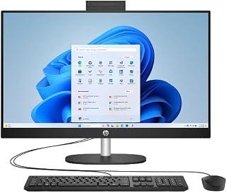 عرض حصري على HP 27-CR2042nh All-in-One, Intel Ultra 7-255U, 8GB Ram, 512GB SSD, Intel Iris Xe Graphics 27 Inch, FHD -Non Touch, Wired Keyboard + Mouse - Jet Black - عروض أمازون مصر