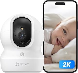 Exclusive Deal on EZVIZ Security Camera CP1 Pro, 2K 3MP CCTV Camera for Home With Touch Call Button, 360° Indoor Camera with Color Night Vision, Human Shape &amp; Loud Noise Detection, Auto-Tracking, Two-Way Audio - Amazon KSA Deals