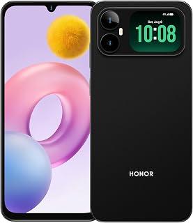 Exclusive Deal on HONOR Play 20A 4G Smartphone, 6.9" Display, 5850mAh battery 13MP Camera, Smart Rear Screen, MediaTek Helio G81, 4GB+64GB Android 16 Go, Dual SIM, USB-C, Black, Tax paid, 1 year warranty - Amazon Egypt Deals