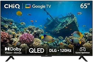 تلفزيون ذكي بتقنية دولبي فيجن واتموس QLED بدقة 4K مقاس 65 بوصة، رمادي من تشيك