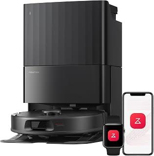 roborock Qrevo S Pro Robot Vacuum Cleaner and Mop, Suction Power of 18500 Pa, Multifunctional Base with Intelligent Self-Cleaning Mop to Prevent Obstacles, Anti-Tangle Dust Brush, Mop - Amazon Egypt Deals