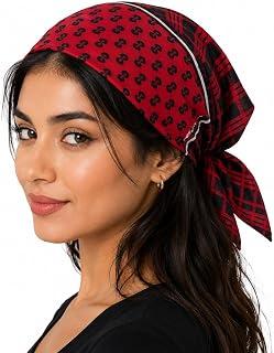 Unisex Paisley Bandana – Black Polyester Headwrap for Summer | Lightweight, Breathable Scarf for Men & Women | Stylish Outdoor & Fashion Accessory