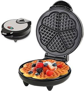 Waffle Maker, Portable Heart Waffle Maker,1200W Non-Stick Heart Waffler Griddle with Indicator Light and Deep Fill Cooking Plates,Ideal for Children's Birthdays, Easter and Christmas