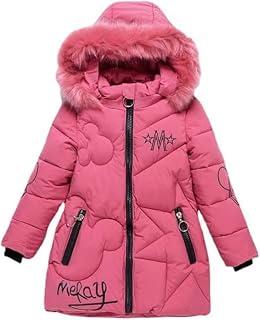 عرض حصري على 2021 Neu Winter Daunenjacke Kinder Mädchen Jacke Windjacke Wattierter Mantel mit Pelzkapuze - عروض أمازون السعودية