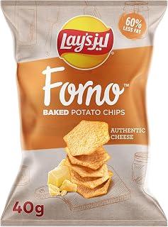 Lay's Forno Authentic Cheese, Baked Potato Chips, 40g