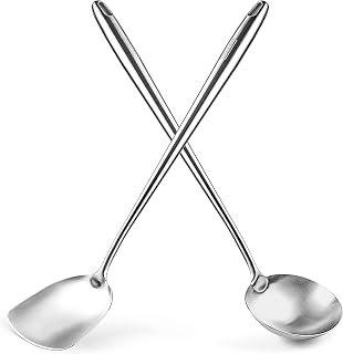 Exclusive Deal on YOSUKATA 43 cm Wok Spatula and Ladle - Set of 2 Heat-Resistant Wok Tools - Amazon KSA Deals