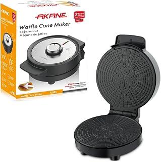 عرض حصري على AKANE A.565 1000W Waffle Cone Maker – Non-Stick Coating, Double Sided Heating, Fast Heating System, Easy Clean Design, Home &amp; Commercial Use for Crispy Waffle Cones - عروض أمازون مصر