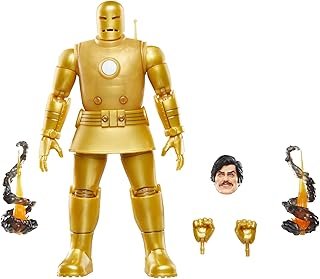 Exclusive Deal on Marvel Legends Series Iron Man (Model 01 - Gold), Iron Man Comics Collectible 6-Inch Action Figure, Retro-Inspired Blister Card - Amazon KSA Deals