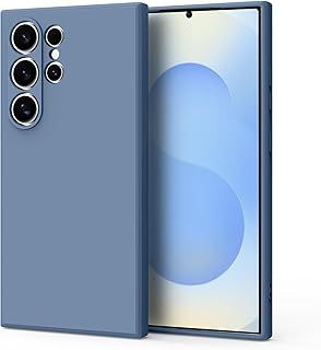 Exclusive Deal on Soft Silicone Cases for Samsung Galaxy S25 Ultra 5G,[Military Grade Drop Protection] [Anti-Scratch Microfiber Lining] Shockproof Slim Cover for Galaxy S25 Ultra (Lavender Grey) - Amazon KSA Deals