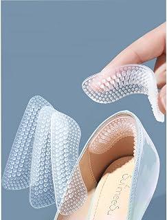 DR.JOE Silicone Heel Stickers Heels Grips for Women Men Self-Adhesive Silicone Heel Cushion Or Loose Shoes,Improved Fit and Comfort for Women,S