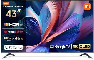 عرض حصري على Xiaomi TV A Pro 43" 2026 | Google TV | 4K QLED Display| Dolby Audio, DTS-X, And DTS Virtual:X | Premium Metal Finish| 360° Bluetooth Remote Control - عروض أمازون مصر