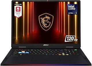 عرض حصري على MSI Raider 18 HX AI 18” 120Hz UHD+ Gaming Laptop: Intel Core U9-285HX, NVIDIA Geforce RTX 5080, 64GB DDR5, 4TB NVMe SSD, Thunderbolt 5, Wi-Fi 7, Win 11 Home: Black A2XWIG-014US - عروض أمازون السعودية