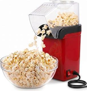 ECVV 1200W Electric Popcorn Maker, Oil-Free Healthy Popcorn Machine for Home Use, Automatic Hot Air Popcorn Popper with Measuring Cup, Perfect for Family Movie Night, Kids, Party, Gift