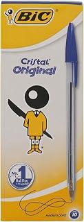Bic Cristal Original Blue Pens - 10 Pieces