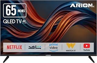 عرض حصري على Arion 65-Inch 4K UHD Smart QLED TV, webOS 25, A+ Grade Panel, Built-In Digital Tuner, Frameless Design, Wi-Fi, Bluetooth &amp; Ethernet – AR-65Q9WS - عروض أمازون مصر