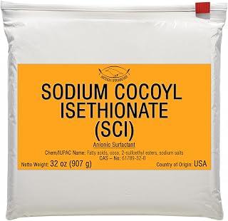 Exclusive Deal on Sodium Cocoyl Isethionate (SCI) Powder - 32 oz - Anionic, Foaming Surfactant - DIY Solid Shampoo Bars, Bath Bombs, Foamy and Bubbly Products - Amazon KSA Deals