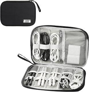 Electronic Travel Organizer - Storage Bag for Cables, Chargers, USB Flash Drives and Accessories, Black, Modern - Amazon Egypt Deals
