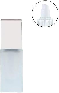 عرض حصري على Foundation Bottle Square Transparent/Frosted Cosmetic Container Press Facial Cream Sample Repackaging Perfume Makeup Empty Refillable Bottle, 30ml-white frosted, 1 Ounces - عروض أمازون السعودية
