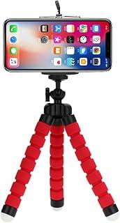 عرض حصري على eWINNER Flexible Tripod Mini Universal Octopus Leg Style Portable and Adjustable Tripod Stand with Clip Bracket Mount Holder for Mobile Phone selfie Cellphone Smartphone Digital Camera (Red) - عروض أمازون السعودية