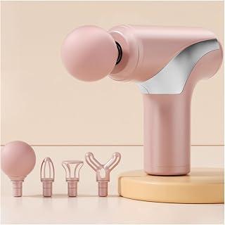 عرض حصري على Portable Electric Massager Gun Fascia Gun sleek Multifunctional Plastic with 4 s Heads Mini Percussion with 6 Speeds Handheld Adjusleek - عروض أمازون السعودية
