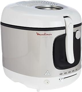 MOULINEX Deep Fryer | Mega | 3L Capacity | Large capacity | Removable Bowl | Autoatic Lid Opening System | Adjustable Thermostat | Viewing Window | Grey | 2 Years Warranty | AM480027