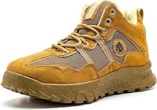 Exclusive Deal on Men's Hiking Sneakers Imported High Quality - Fashion Design - Breathable Suede and Mesh - Ultra Light Rubber Pure Sole with Unspeakable Comfort - Amazon Egypt Deals
