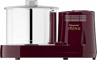 Butterfly Rhino 2-Litre Table Top Wet Grinder (Grey)