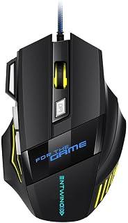 Exclusive Deal on ENTWINO iMiceX7 Gaming Mouse 7 Buttons RGB Light Sports Design for Laptops &amp; PC, Braided Wired Optical Gaming Mouse - Amazon Egypt Deals