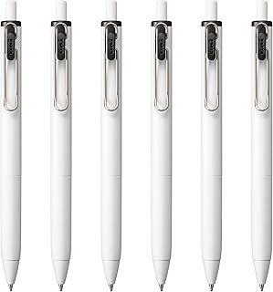 عرض حصري على uniball one Retractable Gel Pens, Medium Point (0.7mm),Black Ink, 6 Pens - عروض أمازون السعودية