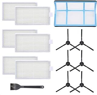 عرض حصري على Vacuum Filter Kit Replacement for Robotic Vacuum ILIFE V3 V3S V5 V5s, Pro Robot Vacuum Cleaner 6 Filters and 6 Side Brushes and 1 Primary Filter (Pack of 13) - عروض أمازون السعودية