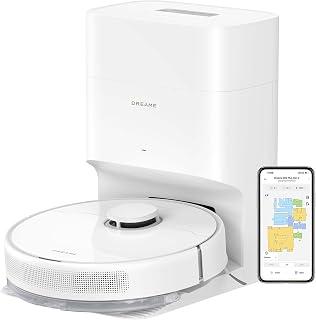 Dreame D10 Plus Gen 2 Robot Vacuum Cleaner with Automatic Dust Emptying, Stores up to 90 Days of Dust, LiDAR Navigation, 6000 Pa Suction Power for Carpets and Pet Hair, 285-Minute Battery, White - Amazon Egypt Deals