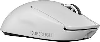 Logitech G PRO X SUPERLIGHT 2 SE wireless gaming mouse, 60 g pro-grade mouse with 5 programmable buttons, 44K DPI sensor, 888+ IPS, 1 kHz report rate, USB-C charging for PC/Mac - White