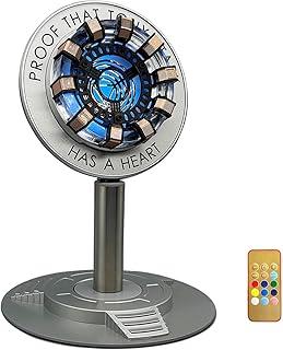 عرض حصري على Moonacy Arc Reactor Light, Rechargeable Superhero Lamp, Multi-Color Cute Table Decor, Gift for Him, Iron Tony Has A Heart(Touch/Remote). - عروض أمازون السعودية