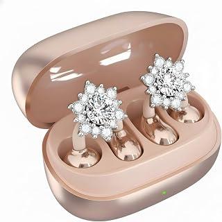 عرض حصري على Clip On Earbuds Jewelry, Open Ear Headphones Wireless Bluetooth Earring Clip-On Headphones, Fit Ears Cuff Headphones for Women, Jewelry Earring Earbuds for Work, Run &amp; Sleep (Diamond-Gold) - عروض أمازون السعودية