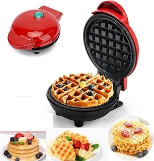 عرض حصري على Jamaki Waffle Maker 1000W Mini Round Non-Stick Coating Belgian Waffle Maker Retro Retro Classic Wafer Maker for Home Birthday Kids -jmk2020 - عروض أمازون مصر
