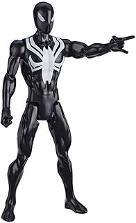 Exclusive Deal on Spider-Man Marvel Titan Hero Series Villains Black Suit 12"-Scale Super Hero Action Figure Toy Great Kids for Ages 4 &amp; Up - Amazon KSA Deals