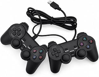 Exclusive Deal on Computer Gaming Controller for PC Laptop Dual USB Connection, Compatible with PC and Laptop, Black - Amazon Egypt Deals