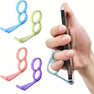Tabletop Finger Grip &amp; Mobile Holder Mobile Stand Phone Holder for Hand &amp; Back Holder Grip Great for Selfie &amp; Works as iPhone &amp; Android Phone, Phone Ring Holder (3Pcs)