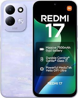 Exclusive Deal on XIAOMI REDMI 17 Smartphone, 6GB RAM + 256GB, 6.9" 120Hz Display, 7500mAh Battery, 50MP AI Camera, Helio G91-Ultra, Side Fingerprint, AI Face Unlock, Lotus Purple | 18-Month Local Warranty - Amazon Egypt Deals