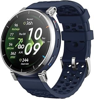 عرض حصري على Amazfit Active 3 Premium GPS Running Smart Watch, 1.32" AMOLED Sapphire Display, 12-Day Battery, 4GB Storage, Offline Maps, 170+ Workout Modes, 5 ATM, Heart Rate &amp; Fitness Tracker for Android &amp; iPhone - عروض أمازون السعودية