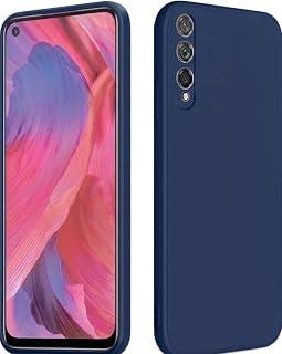 Exclusive Deal on Shockproof Liquid Silicone Back Case Cover with Fur Lined Interior and Full Camera Cover Compatible with Samsung Galaxy A50 / A50s / A30s (Navy) - Amazon Egypt Deals
