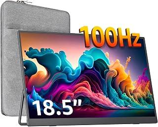 عرض حصري على cocopar Portable Monitor 18.5 inch 1080P 100Hz IPS 125% sRGB USB-C HDMI Large Portable Monitor for Laptop MacBook PS4/5, Travel Display with Kickstand - عروض أمازون مصر