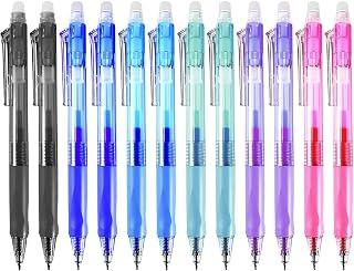 12 Pcs Cute Erasable Colored Gel Pens, 0.5mm Retractable Aesthetic Pens for Journaling, Office, and School Supplies, Fine Point Writing Pens for Women, Men, and Kids (Assorted Colors)