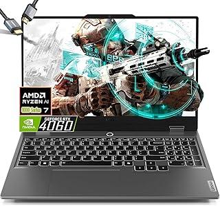Exclusive Deal on Lenovo LOQ 15.6 Gaming Laptop AMD Ryzen 7 8845HS Beat i9-13900H - RTX 4060-64GB DDR5 RAM -2TB PCIe SSD -Backlit Keyboard - FHD Display G-SYNC - Windows 11 - Computadora Gamer PC - HDMI Cable - Amazon KSA Deals