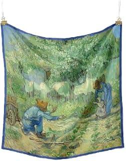 Imported Silk Soft Natural Silk Scarf for Women Bright Colors Delicate Printing High Quality Material